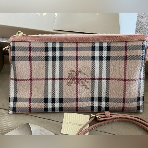 Burberry Haymarket Crossbody Clutch - Picture 2 of 11